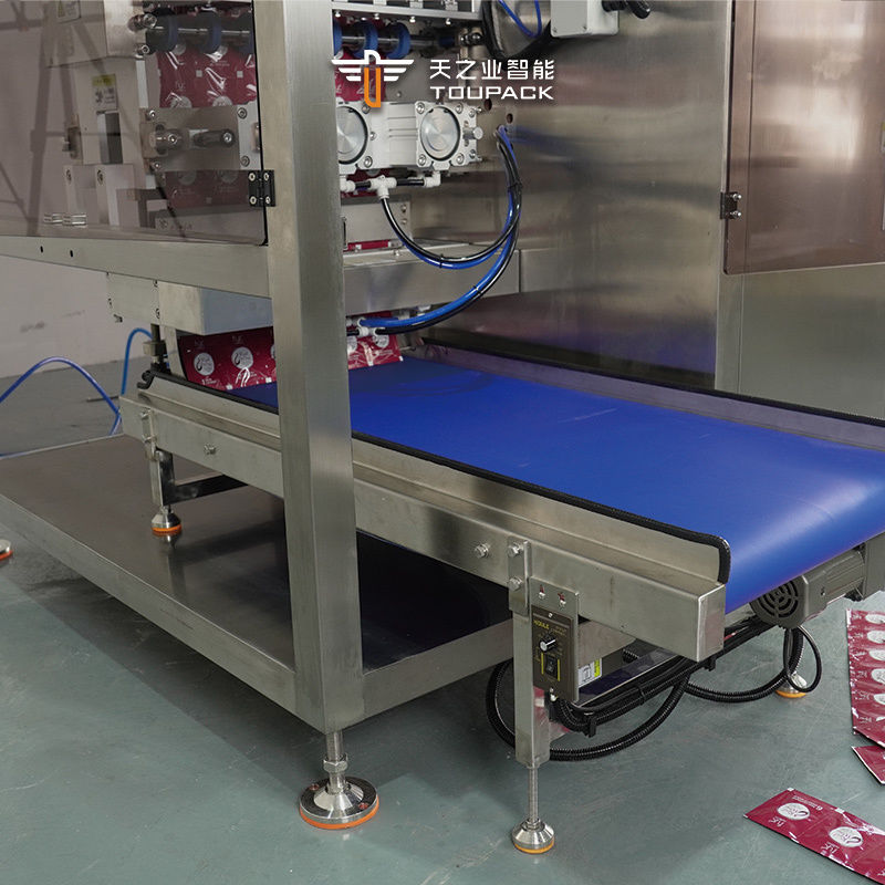 हाई स्पीड मल्टी लेन आइस पॉप कैंडी पैकेजिंग भरने सील स्वचालित पॉप आइसक्रीम जूस मल्टीलाइन तरल पेस्ट सॉस हनी स्टिक पॉच पैकिंग मशीन