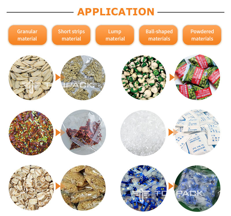 स्वचालित आलू चिप्स मल्टीहेड वेइजर वजन प्रणाली झींगा फ्रेंच पैकिंग मशीन पफिंग फूड ग्रेन्युल पैकेजिंग मशीन