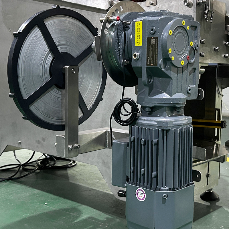 मल्टीहेड वेइजर अनार नेट बैग क्लिपिंग मशीन अदरक प्याज लहसुन मेश बैग पैकेजिंग मशीन