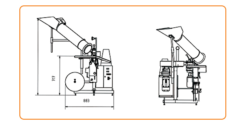 TOUPACK पीपी प्याज लहसुन और आलू पैकिंग नेट बैग बनाने की मशीन नेट पैकिंग मशीन
