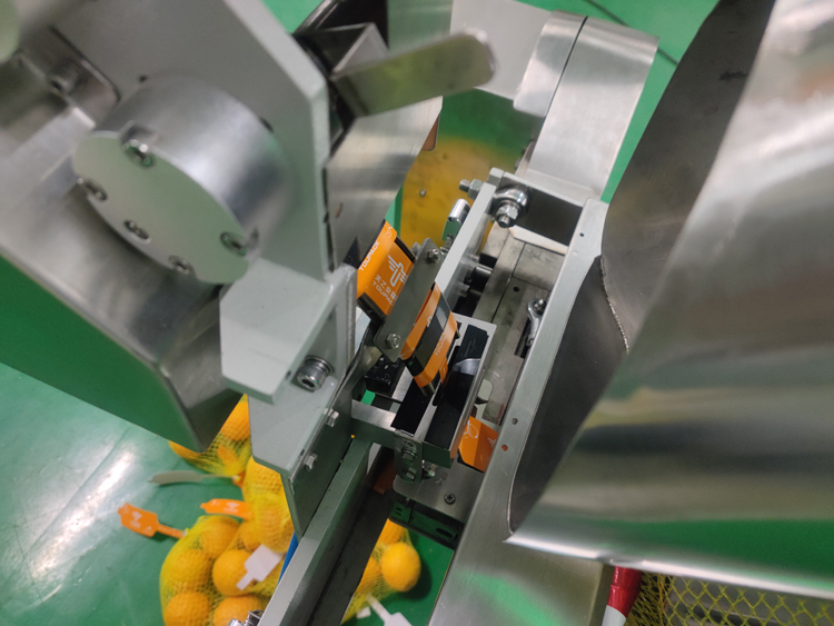 सब्जियों, फलों, अदरक, आलू, खट्टे फलों की पैकिंग के लिए स्वचालित नेट बैग पैकिंग मशीन वजन रेंज 3g-5000g