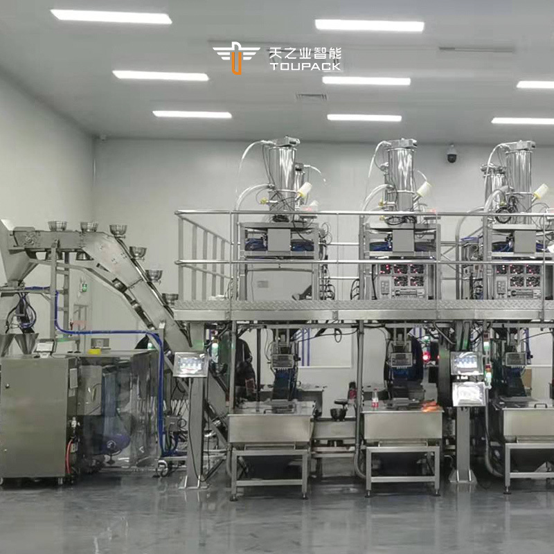 VFFS 1kg 2kg 5kg स्वचालित वजन पशुधन फ़ीड बैग पैकेजिंग सीलिंग मशीन पोल्ट्री फ़ीड पैकिंग मशीन