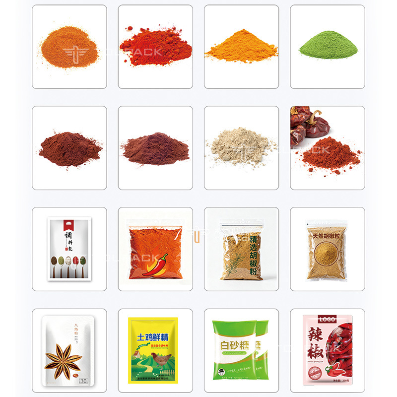 5g 50g 100g Chili Turmeric Curry Masala Spices Satchet Powder Filling and Sealing Multi-Function Packing Machine