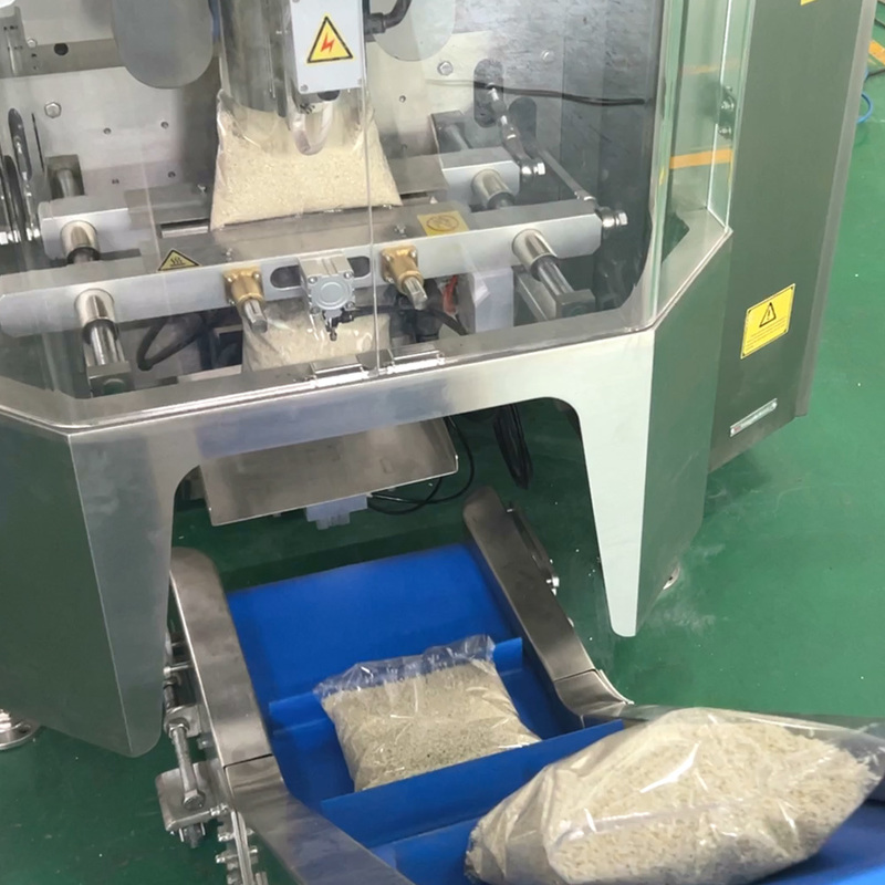 Automatic Electric Multihead Weigher Filler Sealing Machine For Plastic Pouch Packaging Of Dry Fruits Nuts Food High-Accuracy