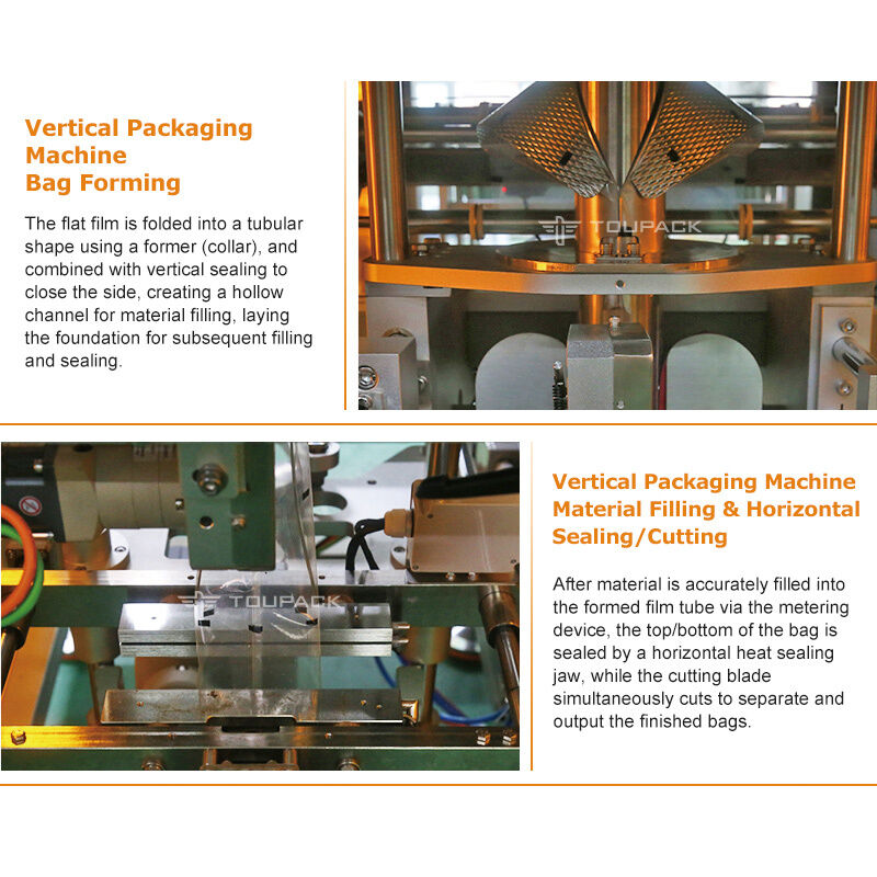 चिप्स नट्स कैंडी ग्रैन्यूल्स 5-200 ग्राम के लिए स्वचालित स्नैक फूड वेइंग और पैकिंग मशीन हाई स्पीड डिजिटल सेंसर पैकेजिंग लाइन