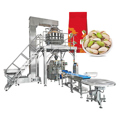 Automatic Vertical Granule Bagging Dried Fruit Dry Fruits Rice Nuts Beans Candy Bag Filling Pouch 1kg 5kg Grain Packing Machine