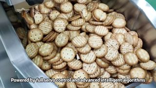 हाई स्पीड ग्रेन्युल खाद्य पैकेजिंग अनुप्रयोगों के लिए सर्वो संचालित वीएफएफएस पैकिंग मशीन निर्माता