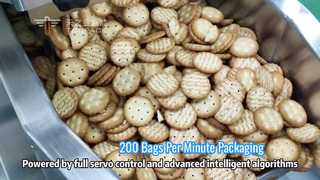 ग्रैन्यूल और स्नैक उत्पादों के लिए 200 ग्राम-1000 ग्राम स्वचालित वर्टिकल पैकेजिंग मशीन