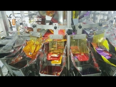 Case sharing Dried bean curd mixed weighing and bagging system