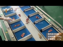 12 सिर बेल्ट संयोजन तराजू बेकन वजन के लिए