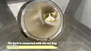 स्वचालित आलू जाल बैग पैकिंग मशीन